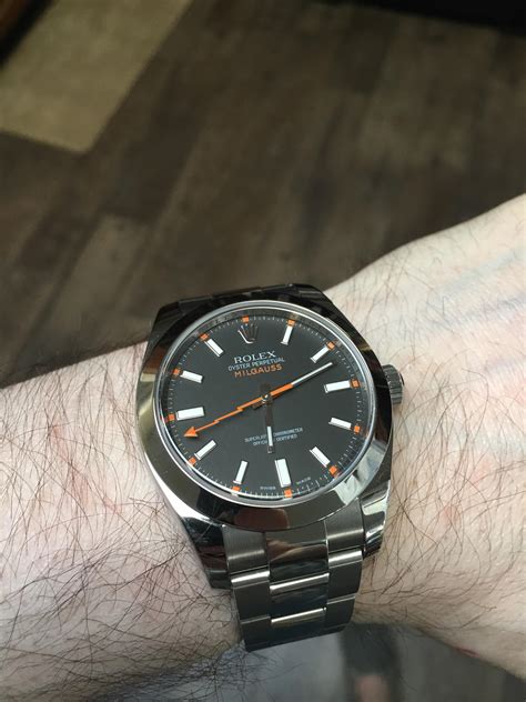 rolex milgauss reddit|rolex milgauss black dial review.